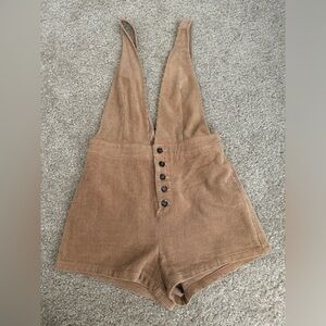 CORDUROY ROMPER KHAKI COLOR